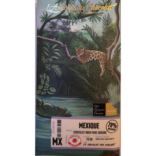 Tablette chocolat non conché 78 Criollo Mexique