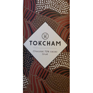 Tablette Tokcham Noir 75 grué cacao