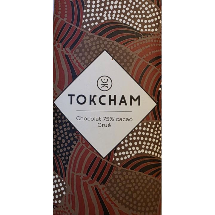 Tablette Tokcham Noir 75 grué cacao