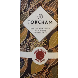 Tablette Tokcham chocolat noir 60 avoine sarrasin