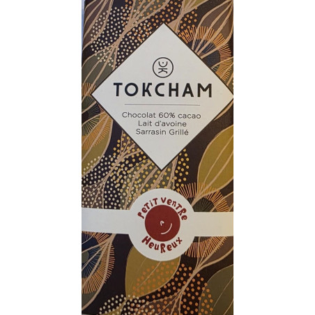 Tablette Tokcham chocolat noir 60 avoine sarrasin